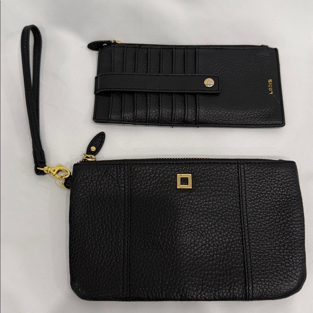 Lodis Olivia Italian Leather Wristlet and Card Holder
